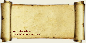 Lana Čakaranović vizit kartica